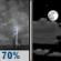 Sunday Night: Showers And Thunderstorms Likely then Partly Cloudy