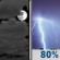 Saturday Night: Mostly Cloudy then Showers And Thunderstorms